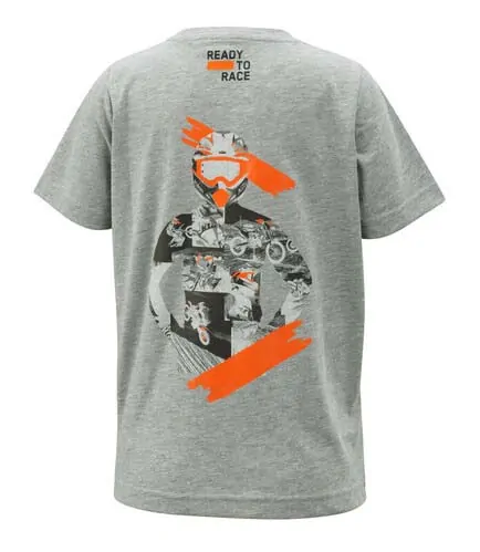 Dětské triko s krátkým rukávem KTM KIDS HERO TEE šedé