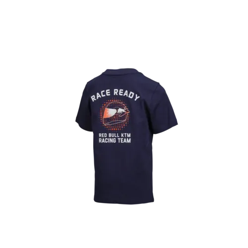 Dětské triko s krátkým rukávem KTM KIDS RED BULL VISOR TEEVISOR TEE modrá/oranžová