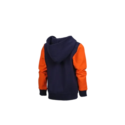 Dětská mikina s kapucí na zip KTM KIDS KTM RED BULL APEXP ZIHOODIE modrá/oranžová