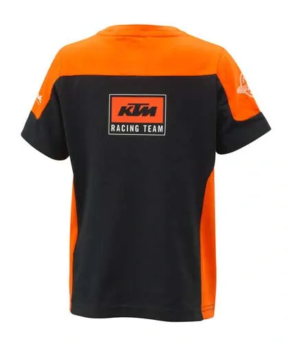 Dětské triko s krátkým rukávem KTM KIDS REPLICA TEAM TEE černá/oranžová