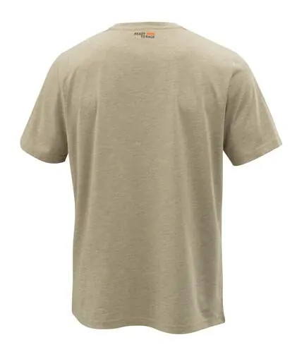 Pánské triko s krátkým rukávem KTM ESSENTIAL TEE SAND MELANGE