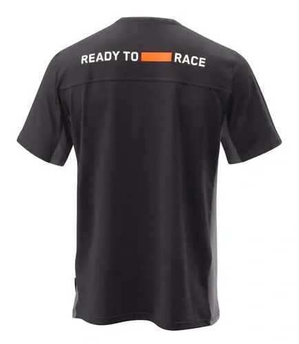 Pánské triko s krátkým rukávem KTM MECHANIC TEE černá/oranžová