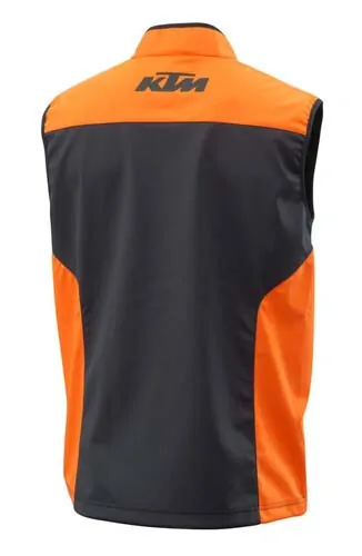 Sportovní vesta KTM X-BOW REPLICA TEAM VEST černá/oranžová