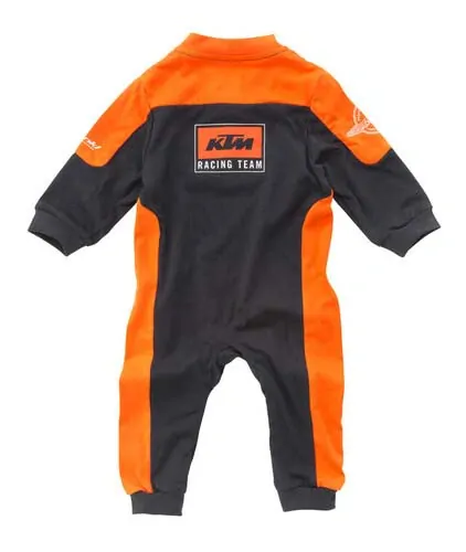 Dětský dlouhý overal  KTM BABY TEAM ROMPER SUIT barva černá/oranžová 