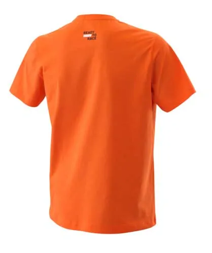 Triko s krátkým rukávem KTM PURE TEE oranžové