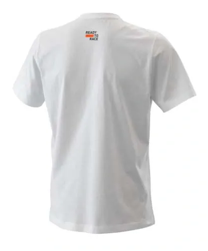 Triko s krátkým rukávem KTM PURE TEE bílé