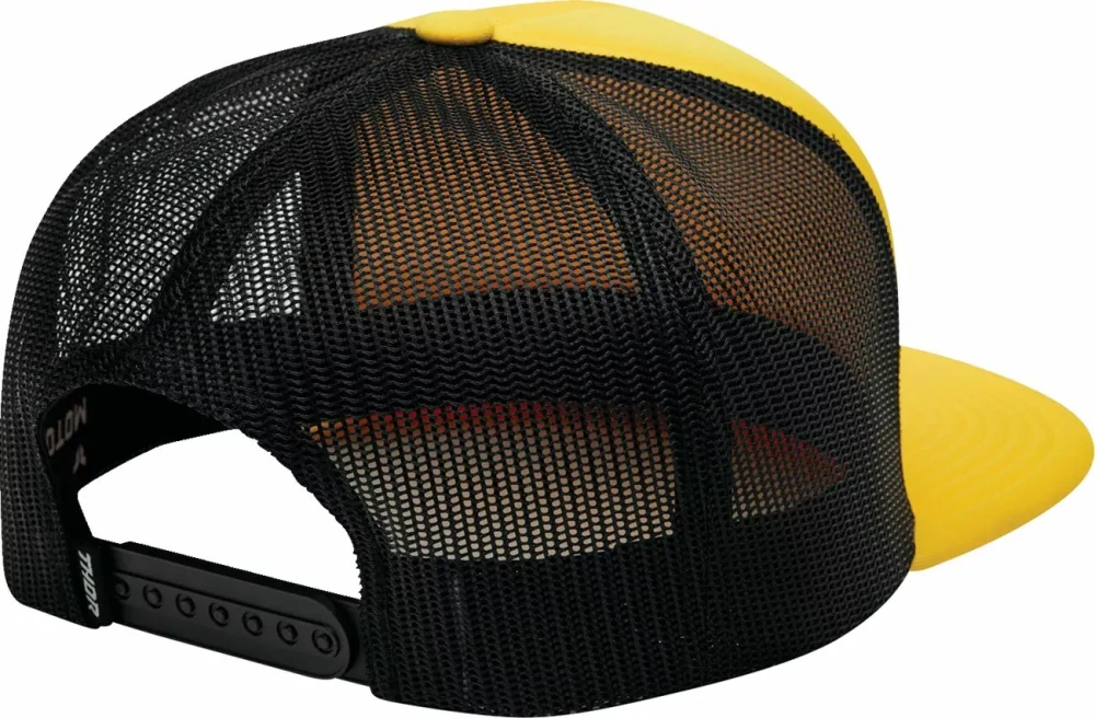 Čepice s kšiltem / trucker kšiltovka THOR HAT SHADOW LIGHT YELLOW barva žlutá/černá, uni velikost 