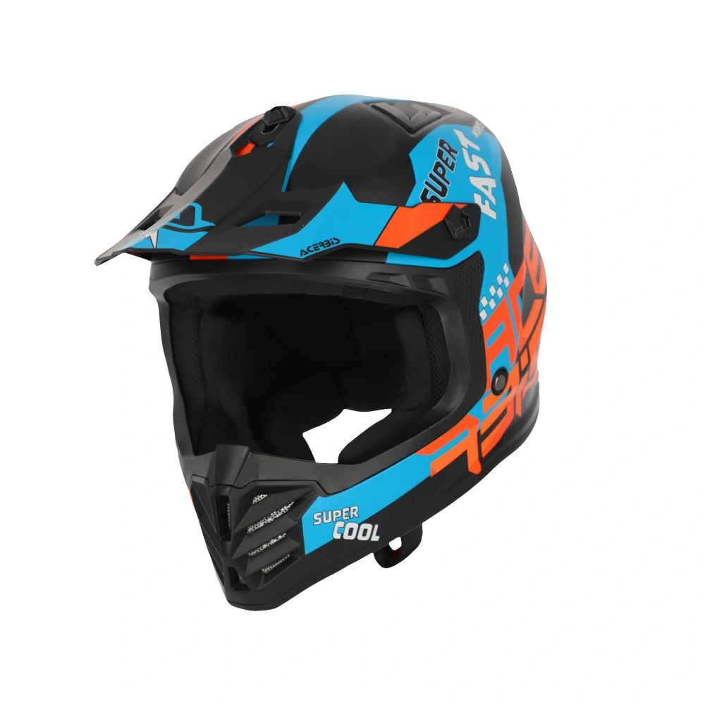 Dětská motokrosová přilba / MX helma ACERBIS PROFILE JUNIOR barva černá/oranžová
