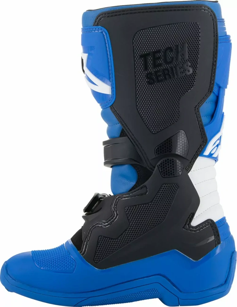 Dětské motokrosové boty / MX obuv ALPINESTARS TECH 7S barva černá/modá