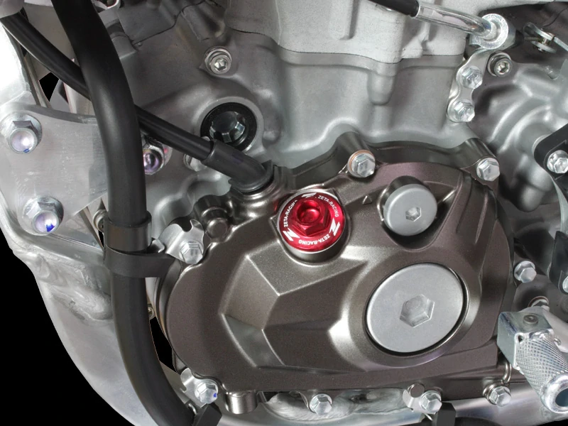 Zátka nalévacího otvoru oleje ZETA Oil Filler Plug Yamaha YZ / YZF / WRF viz popis, barva modrá