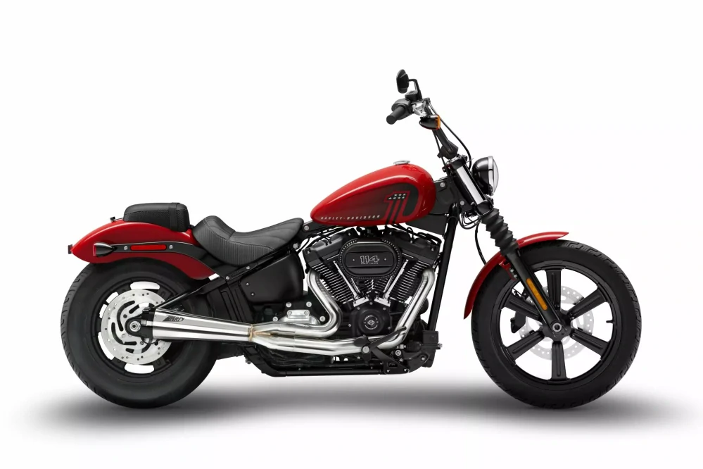 Výfukový systém motocyklu ZARD FULL KIT EXHAUST SYSTEM 2:1 pro motocykl HARLEY DAVIDSON STREET BOB 114 rok 2017-2024 viz popis, barva leštěný chrom / černá koncovka