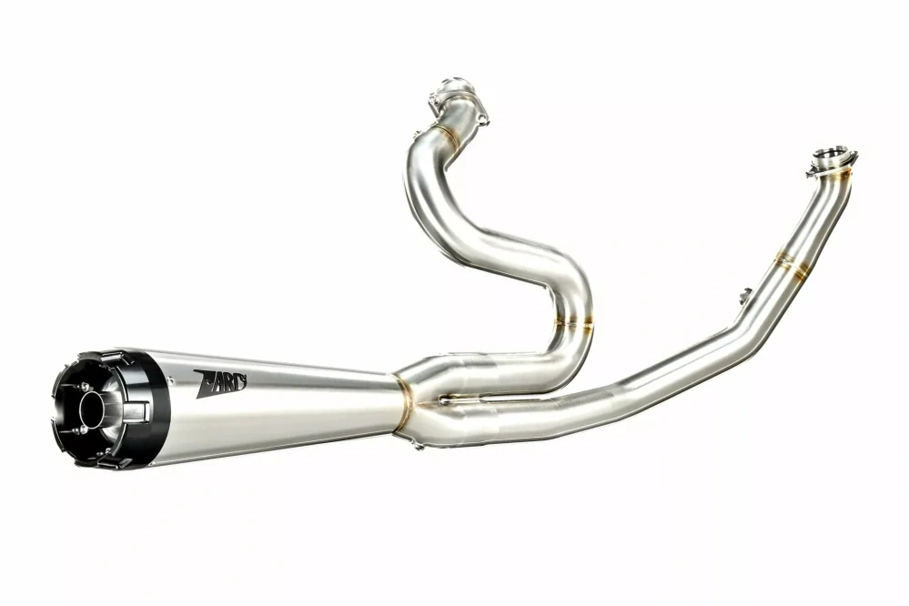 Výfukový systém motocyklu ZARD FULL KIT EXHAUST SYSTEM 2:1 pro motocykl HARLEY DAVIDSON STREET GLIDE SPECIAL rok 2017-2023 viz popis, barva leštěný chrom/černé zakončení