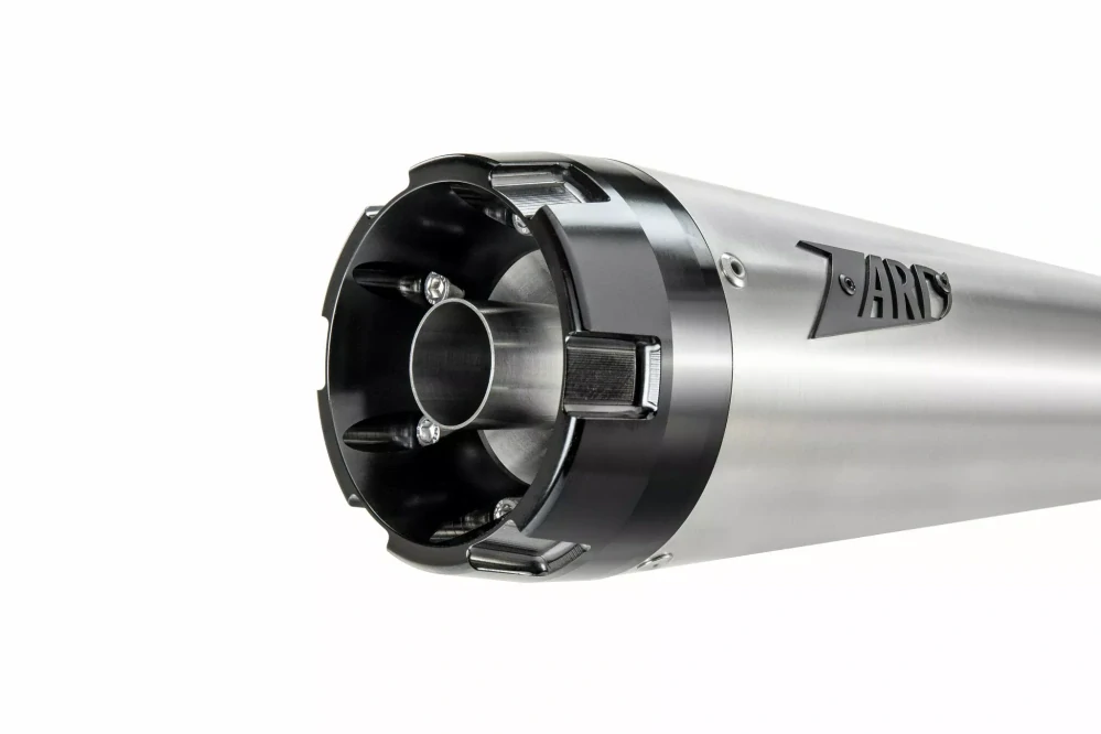Výfukový systém motocyklu ZARD FULL KIT EXHAUST SYSTEM 2:1 pro motocykl HARLEY DAVIDSON BREAKOUT 117 rok 2017-2024 viz popis, barva saténový chrom / černá koncovka