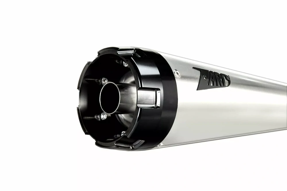 Výfukový systém motocyklu ZARD FULL KIT EXHAUST SYSTEM 2:1 HOMOLOGACE E5 pro motocykl HARLEY DAVIDSON ROAD GLIDE 107 rok 2024 viz popis, barva leštěný chrom/černé zakončení 