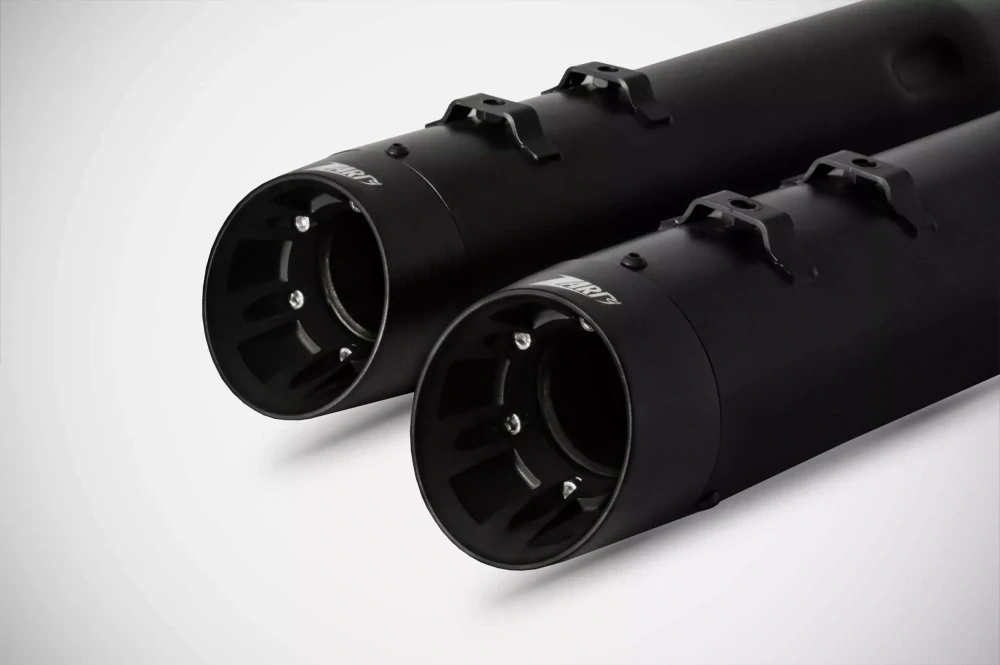 Homologované koncovky výfuku motocyklu ZARD SLIP ON MUFFLERS HOMOLOGACE E5 pro motocykl HARLEY DAVIDSON ROAD GLIDE ST/ ROAD GLIDE SPECIAL rok 2021-2023 viz popis, barva černá