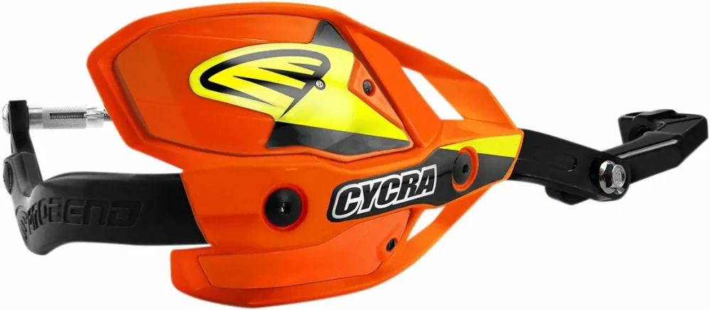 a Chrániče páček / kryty rukou CYCRA ULTRA PROBEND HCM HANDGUARDS barva oranžová, pár