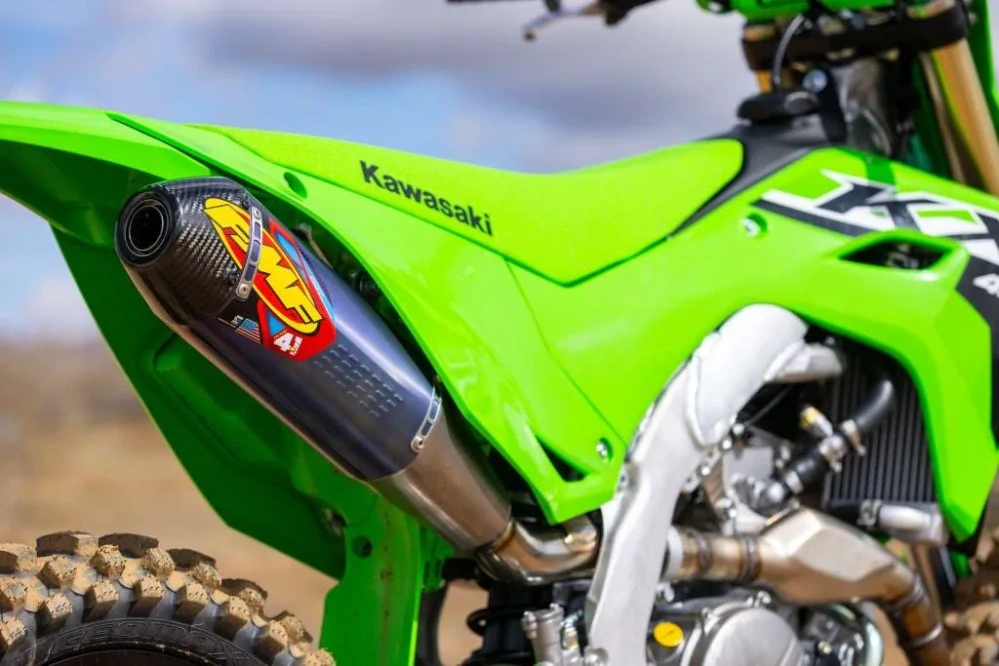 Koncovka výfuku motocyklu FMF FACTORY 4.1 RCT SLIP-ON MUFFLER 042404 pro KAWASAKI KX 450 / KX 450 X rok 2024-2025