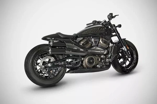 Koncovky výfuku  ZARD TOP GUN EXHAUST SYSTEM 2:2 Slip-ON KIT H-D SPORTSTER S