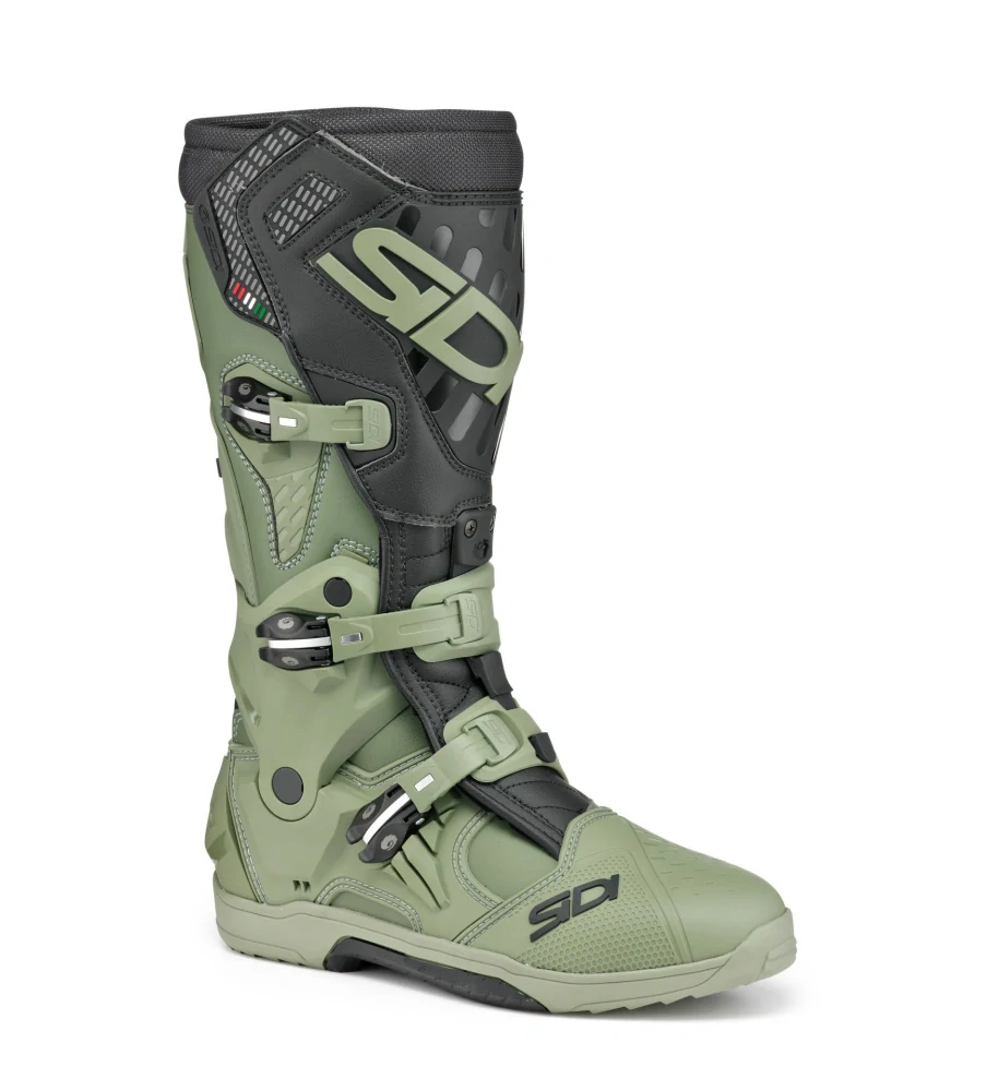 Motokrosové / enduro boty SIDI CROSSAIR barva army zelená/černá, pár