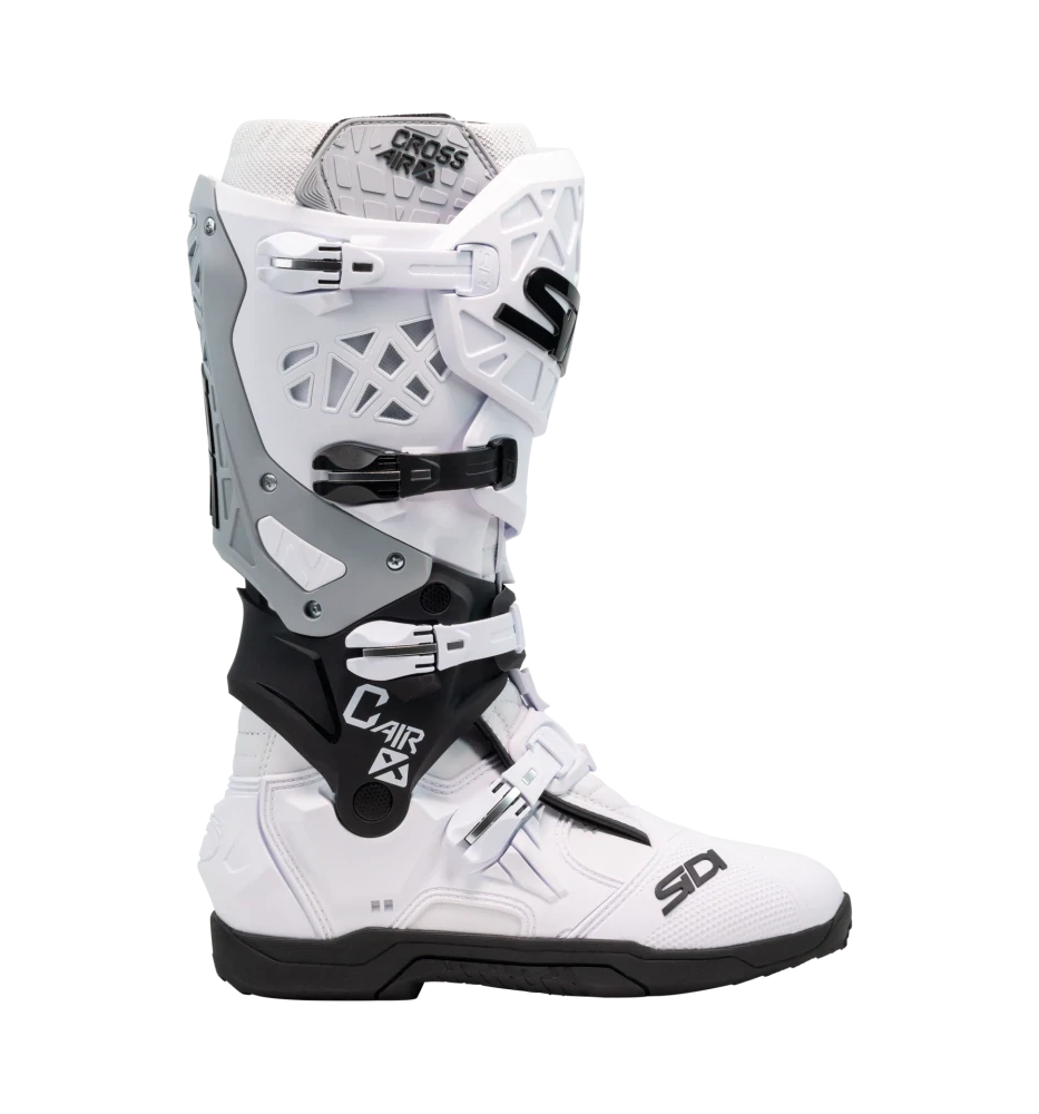 a Motokrosové / enduro boty SIDI CROSSAIR X barva bílá/černá velikost 44, pár
