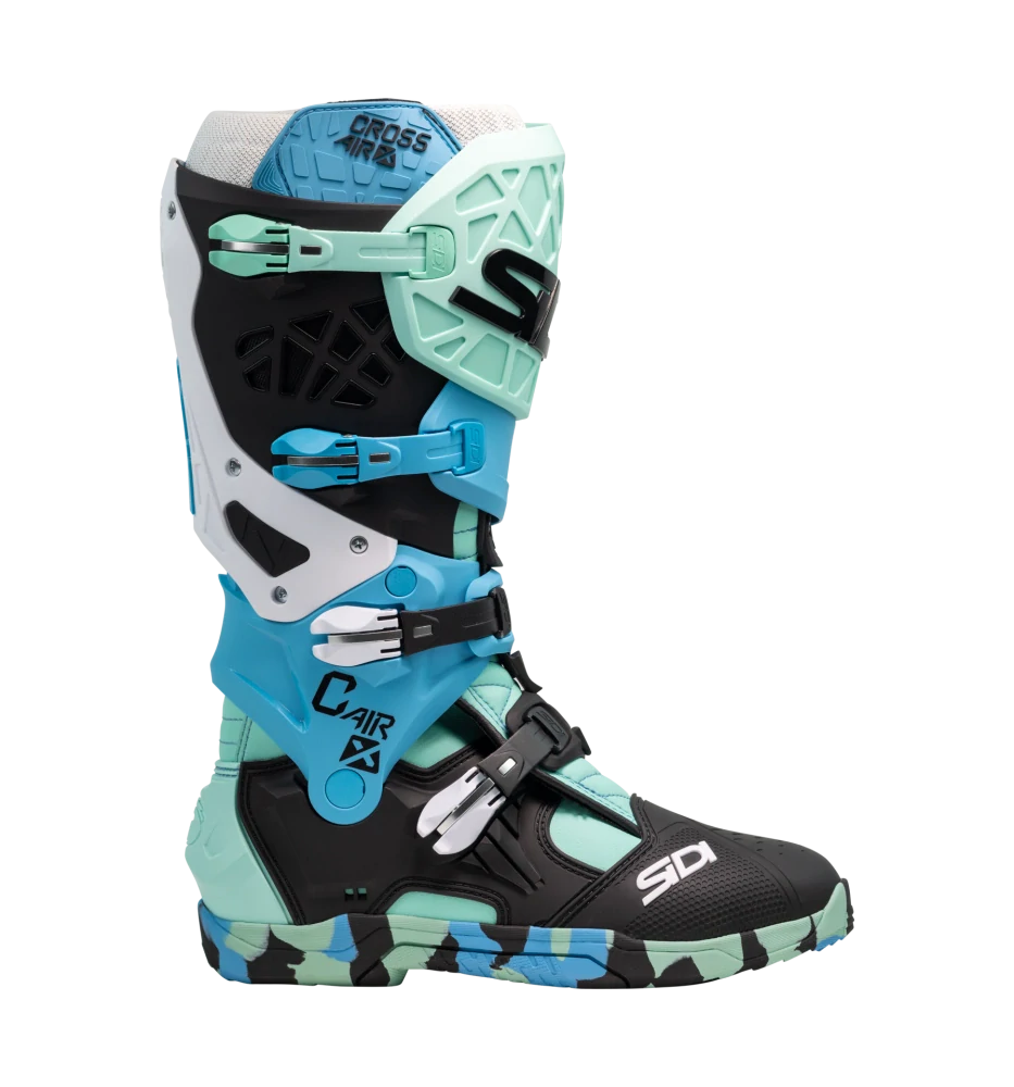 Motokrosové / enduro boty SIDI CROSSAIR X barva messy/cyan, pár