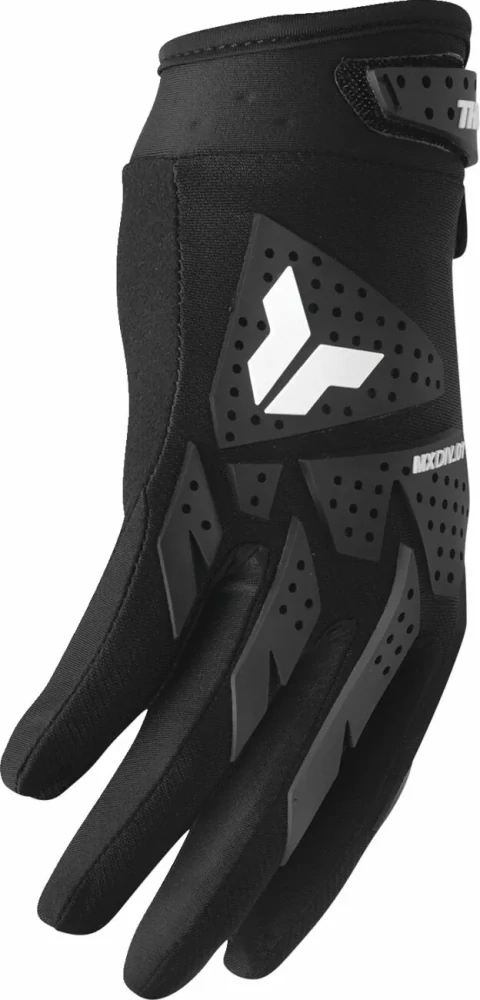 Motokrosové / enduro / mtb rukavice THOR LAUNCHMODE XP barva černá/bílá 