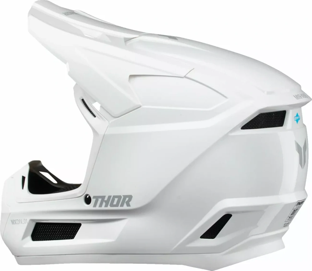 Dětská motokrosová přilba THOR FLEET YOUTH WHITEOUT  barva bílá lesklá