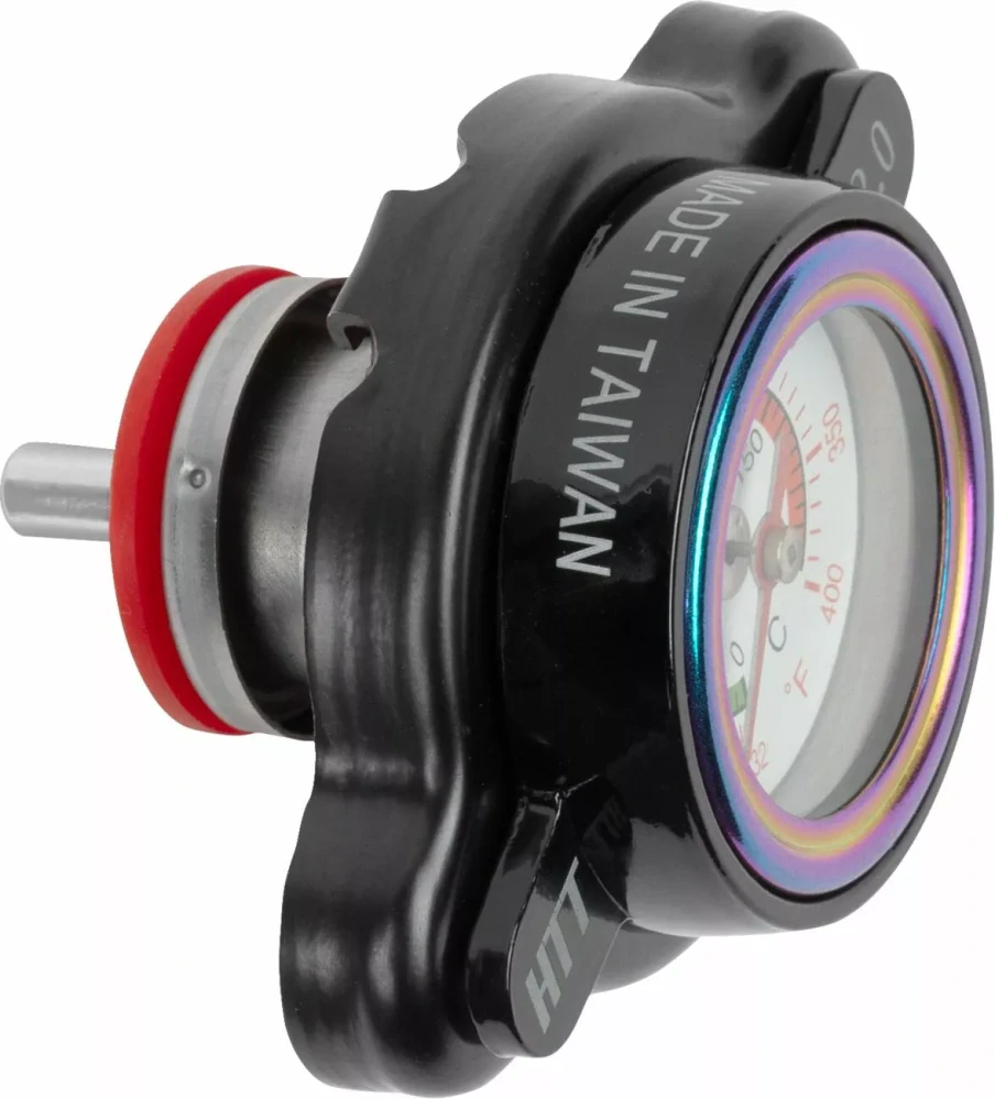 Víčko chladiče motocyklu s ukazatelem teploty MOOSE OFFROAD RADIATOR CAP WITH TEMP GAUGE pro HUSQVARNA TC 125 rok 2014-2015