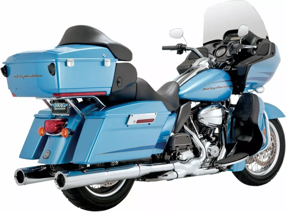 Koncovky výfuku VANCE & HINES HI-OUTPUT SLIP-ONS typ 16455 pro HARLEY DAVIDSON /FLHX/FLHR/FLTR rok 1999-2016 viz popis, barva chrom, vnější průměr 11,5 cm (4-1/2") 