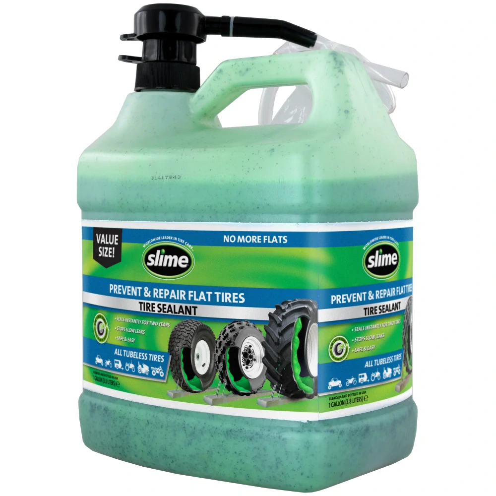 Utěsňovací přípravek  pro bezdušové  pneu SLIME TUBE TIRE SEALANT obsah 1 galon = 3,7 litrů