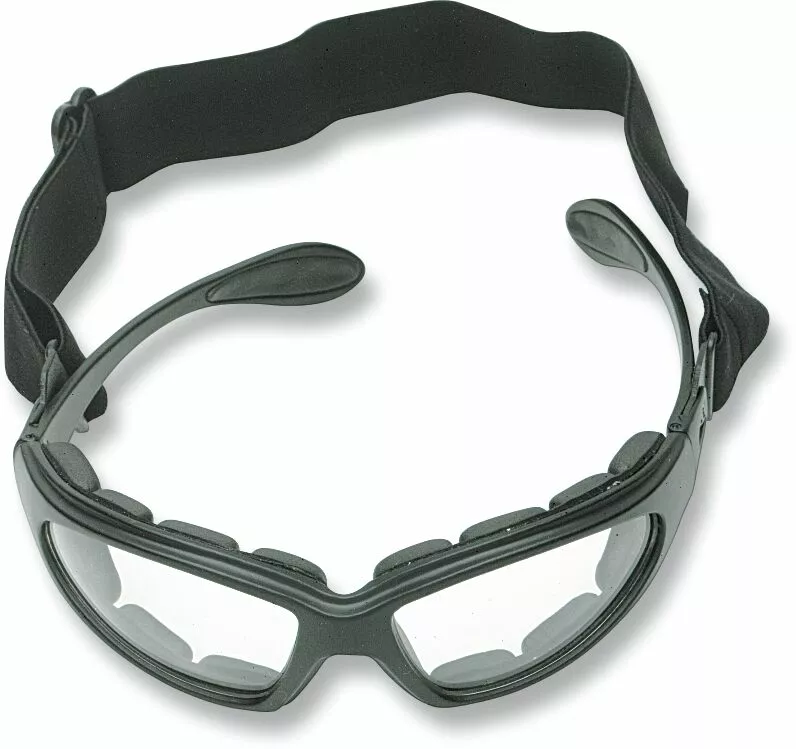 Motocyklové sluneční brýle BOBSTER GXR matný černý rám, čiré čočky
