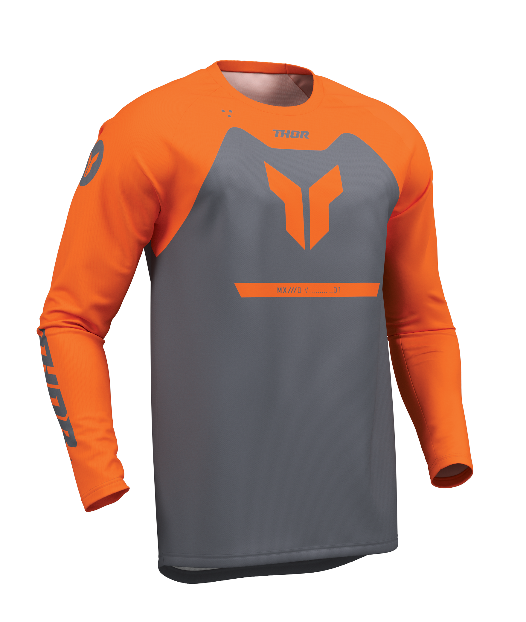 A Dětský motokrosový komplet kalhot a dresu THOR RIDEMODE RACEWEAR barva menace charcoal velikost 22+S
