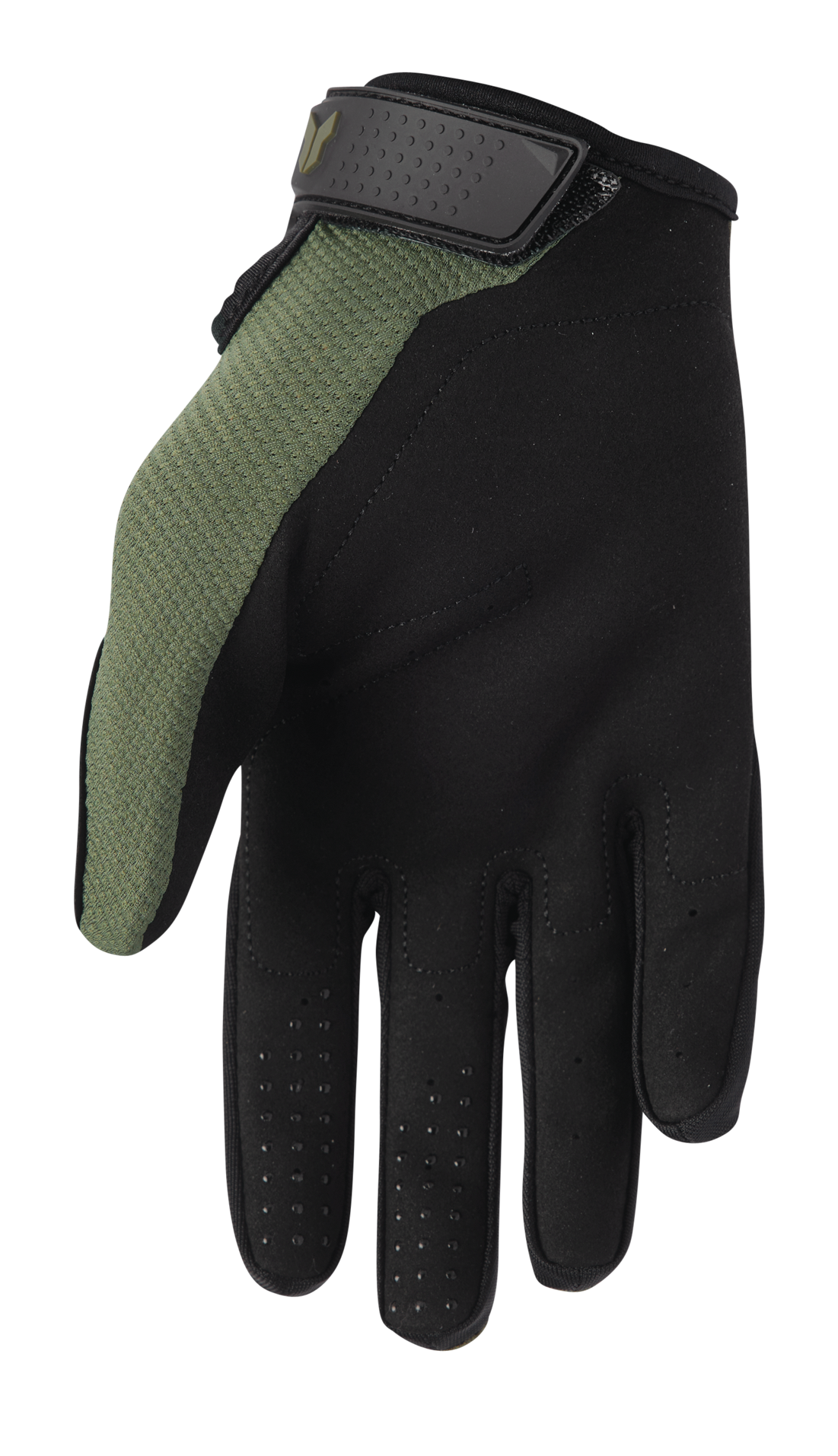 Dětské motokrosové / MTB rukavice THOR RIDEMODE STATIC barva camo zelená 