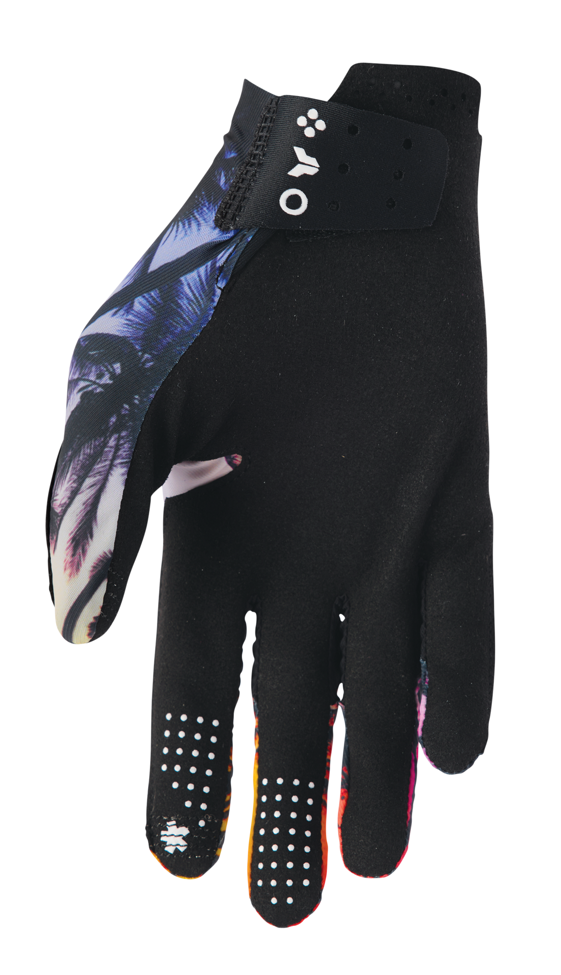 Motokrosové / MTB rukavice s jednovrstvou dlaní THOR SPORTMODE PALMS barva černá