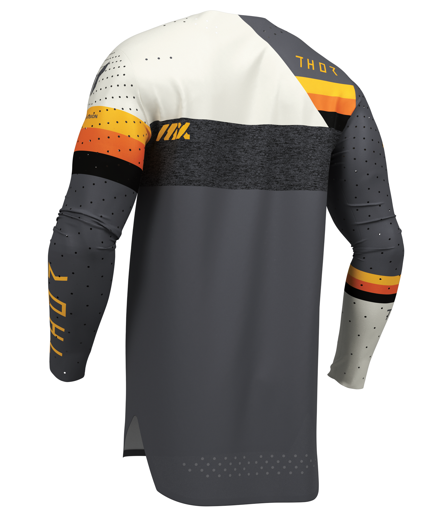 Lehký a pružný motokrosový - enduro dres THOR SPORTMODE LEAGUE barva šedá vintage