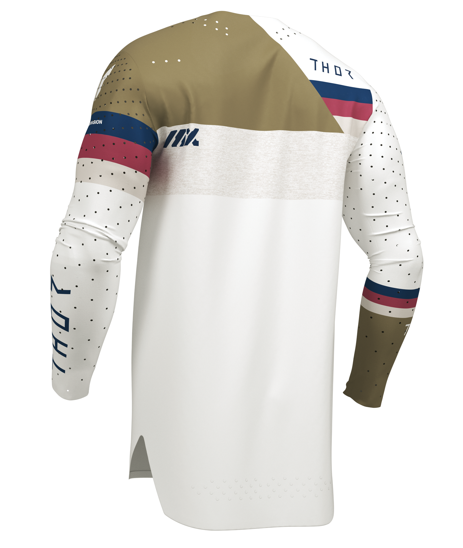 Lehký a pružný motokrosový - enduro dres THOR SPORTMODE LEAGUE barva bílá copper