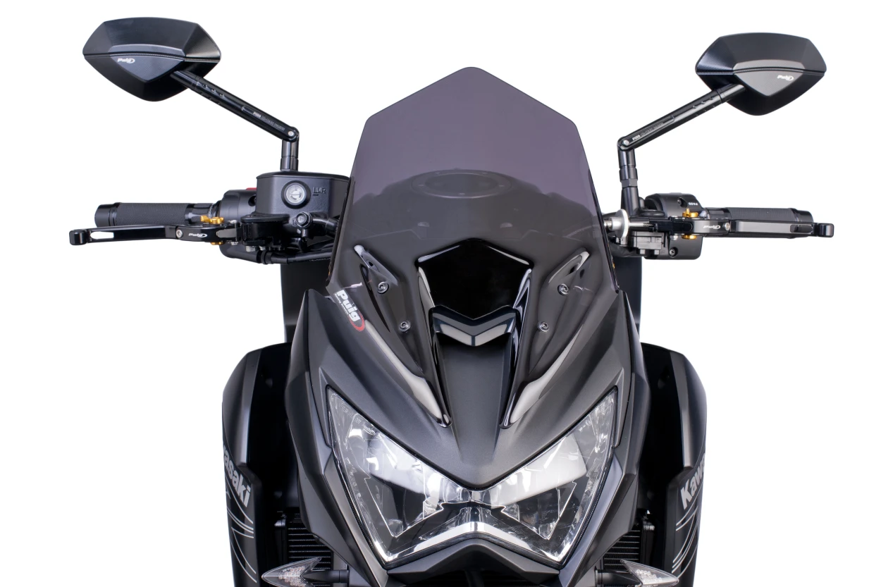 Plexi PUIG SPORT Kawasaki Z800 2013-2017 barva tmavě kouřová
