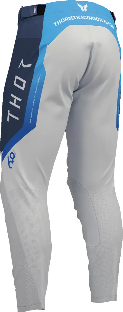 Ventilační motokrosové / enduro kalhoty THOR LAUNCHMODE VENTED AIR RAPTOR barva midnigt/šedá