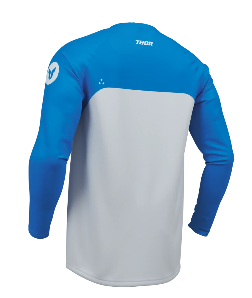 Motokrosový - enduro - MTB dres THOR RIDEMODE MENACE barva modrá/šedá