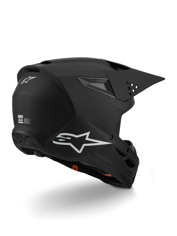 Motokrosová přilba ALPINESTARS SM3 / SM-3 / S-M3 / 8300426-110 BLACK MATT černá matná