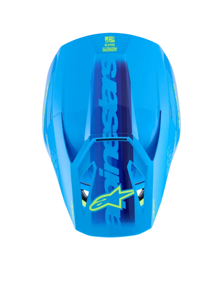 Motokrosová přilba ALPINESTARS SM3 / SM-3 / S-M3 / 8301126-7232 FORCE barva cyan 