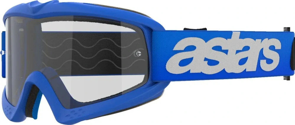 Dětské motokrosové / enduro / MTB brýle ALPINESTARS VISION BLAZE barva modrá, čirá čočka 