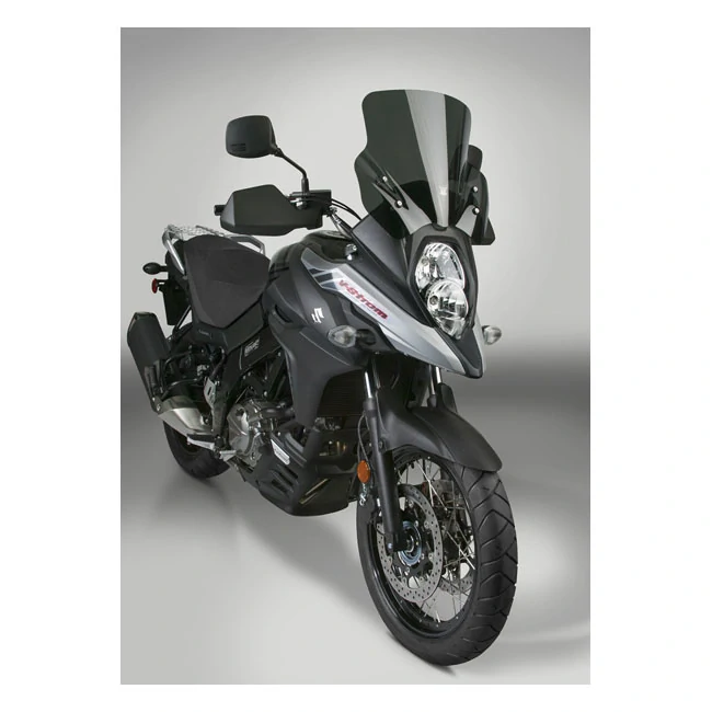 Plexi motocyklu NATIONAL CYCLE verze krátká N20220 pro SUZUKI DL 650 V-STROM / V-STROM ADVENTURE/X/XT rok 2017-2021, barva tmavě šedá výška plexi 35,5 cm