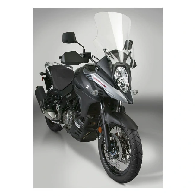Plexi motocyklu NATIONAL CYCLE verze vysoká N20222 pro SUZUKI DL 650 V-STROM / V-STROM ADVENTURE/X/XT rok 2017-2021 barva čirá, výška plexi 48,2 cm 