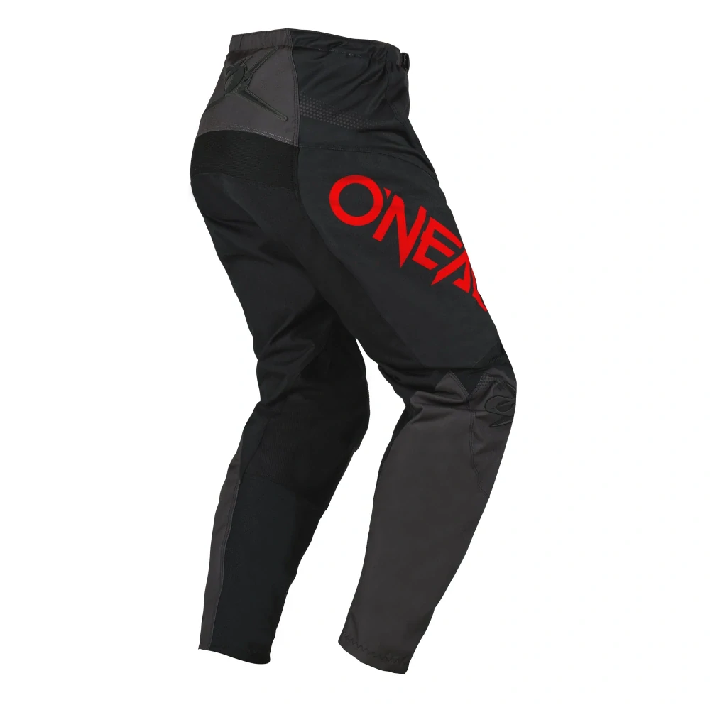 A Motokrosové / enduro kalhoty ONEAL ELEMENT RACEWEAR barva černá/olivová/červená velikost 30