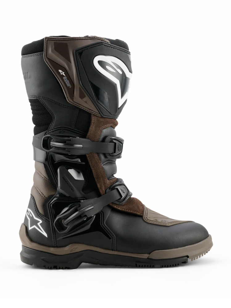 Adventure boty na motocykl ALPINESTARS COROZAL V2 ADVENTURE DRYSTAR 2040126-82 barva hnědá/černá 