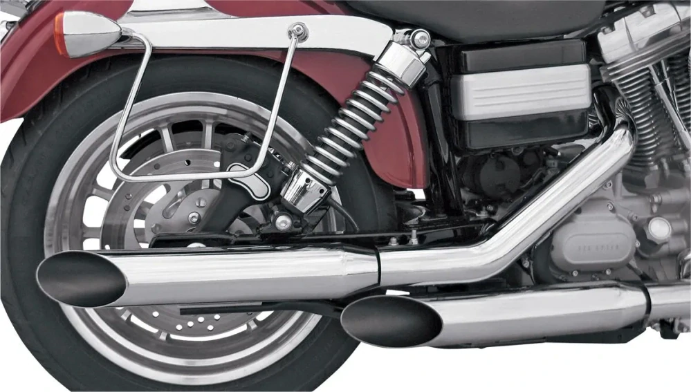 Koncovky výfuku KHROME WERKS 3" HP PLUS SLIP-ON MUFFLERS pro HARLEY DAVIDSON FXSB/ FXSE rok 2013-2017 viz popis, barva chromová 