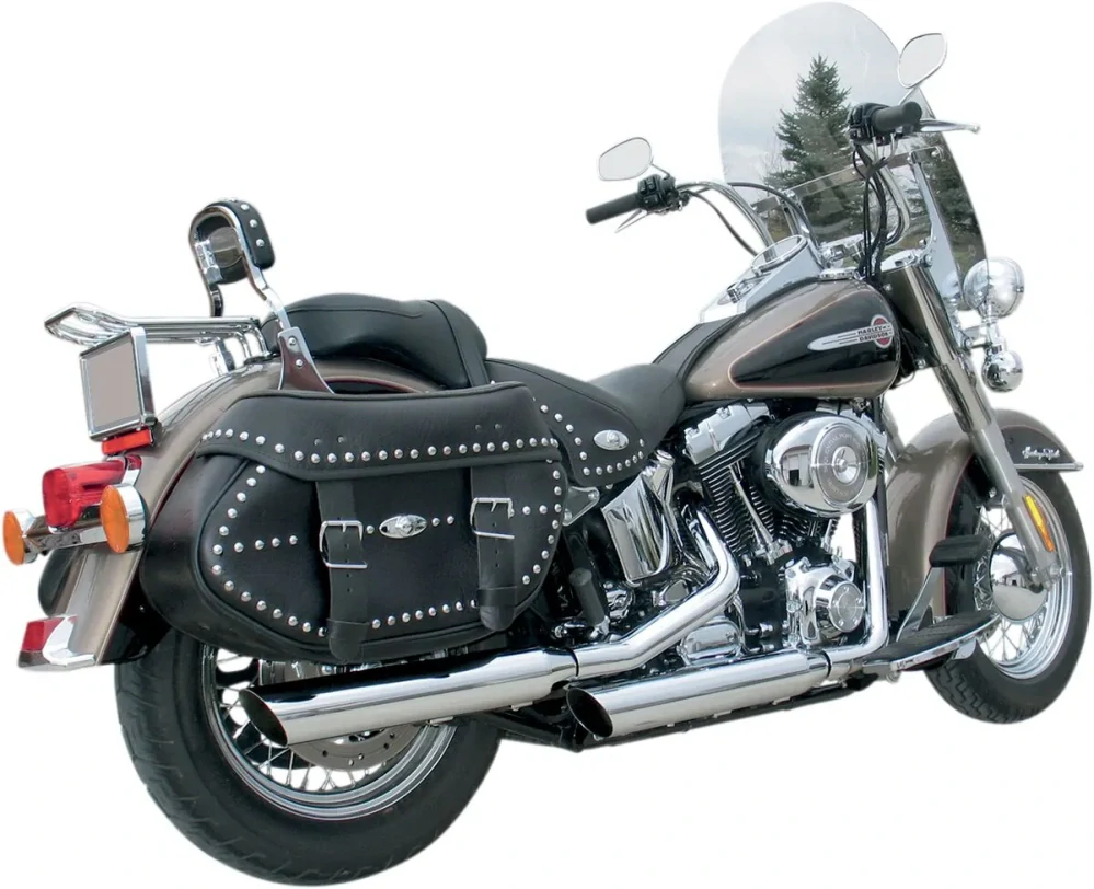 Koncovky výfuku KHROME WERKS 3" HP PLUS SLIP-ON MUFFLERS pro HARLEY DAVIDSON FXSB/ FXSE rok 2013-2017 viz popis, barva chromová