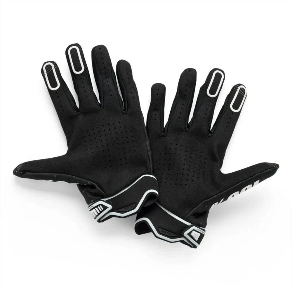 Motokrosové a MTB rukavice 100% RIDEFIT 10046-0000X barva černá/bílá