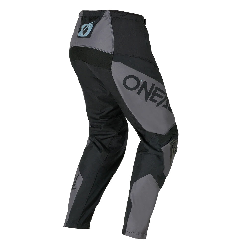 a Dětské motokrosové / enduro kalhoty ONEAL ELEMENT RACEWEAR barva černá/šedá velikost 28